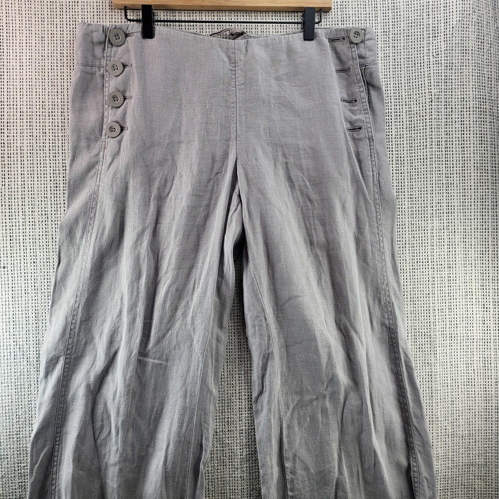 Wide Leg Gray Pants
